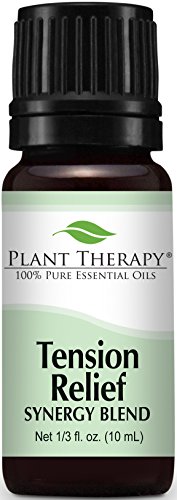 Product Cover Plant Therapy Tension Relief (Headache Relief) Synergy Essential Oil Blend. 100% Pure, Undiluted, Therapeutic Grade. 10 ml (1/3 oz).