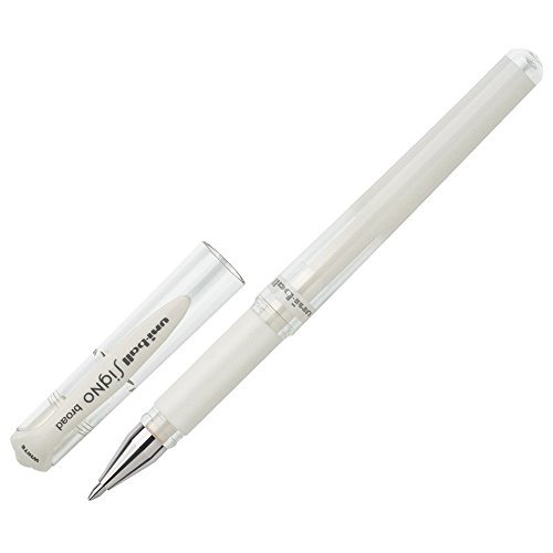 Product Cover Uni-Ball Gel Impact UM-153 White [Pack of 3] Broad 1.0mm Rollerball