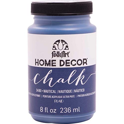Product Cover FolkArt 34161 Home Decor Chalk Furniture & Craft Paint in Assorted Colors, 8 ounce, Nautical