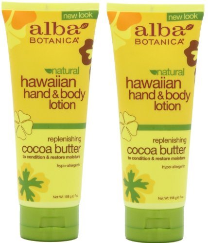Product Cover Alba Botanica Alba botanica hawaiian hand & body lotion, cocoa butter, 7 ounce (pack of 2)