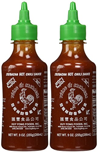 Product Cover Huy Fong, Sriracha Hot Chili Sauce, 9 Ounce Bottle (2 Pack)