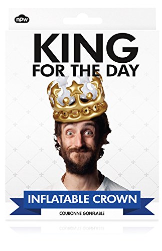 Product Cover NPW W13634 King For The Day Inflatable Crown, One Size Fits Most, Gold
