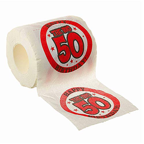 Product Cover Forum Novelties Happy 50 Birthday Toilet Paper