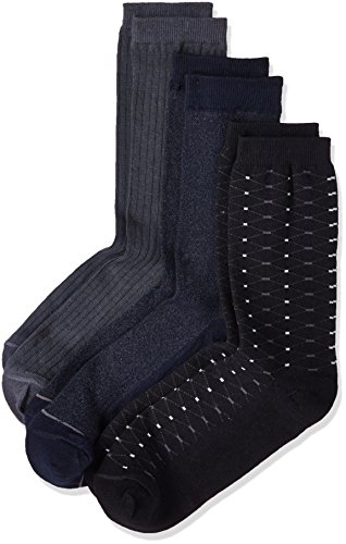 Product Cover Hanes Men's Calf Socks (Pack of 3)(Colors & Print May Vary)