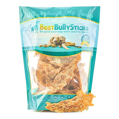 Product Cover Best Bully Sticks Premium Slow-Cooked Whole Muscle Chicken Jerky Dog Treats, 8oz. Bag
