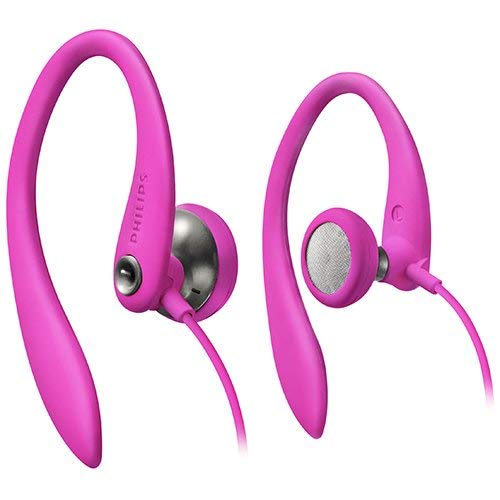 Product Cover Philips SHS3200PK/37 Flexible Earhook Headphones, Pink
