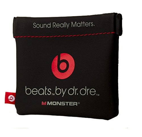 Product Cover In-Ear Beats Earphone Black Carrying Pouch for Dr.Dre, iBeats, Tour, Heart Beats by Lady Gaga, Diddy Beats, Power Beats, Gratitude, DNA, Diesel VEKTR, iSport Victory, iSport Immersion, Inspiration, ClarityMobile, NCredible N-Ergy, Street by