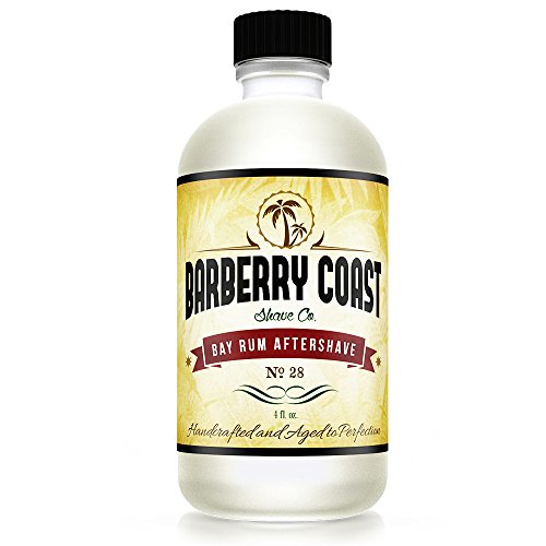 Product Cover Bay Rum Aftershave Splash for Men - Crafted with Authentic Bay Oils from Dominica Republic in The Virgin Islands - Natural and Pure Ingredients - 4oz. - from Barberry Coast Shave Co.