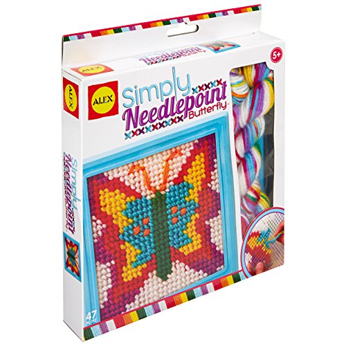 Product Cover Alex Craft Simply Needlepoint Butterfly Kids Art and Craft Activity