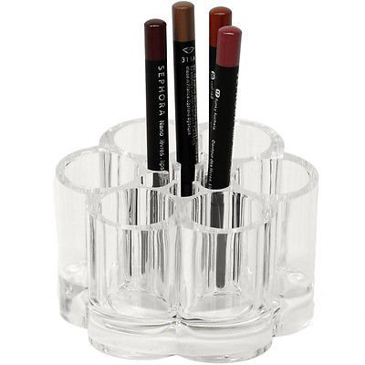 Product Cover Cosmetic Make Up Clear Acrylic Lipstick Nail Paint Organizer with 6 Sections