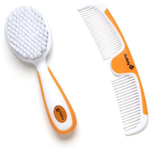 Product Cover Safety 1st Easy Grip Brush And Comb, Colors May Vary - 2 Sets