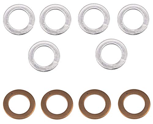 Product Cover Bolt Motorcycle Hardware (DPWM12.20-10) M12 x 20mm Drain Plug Washer, (Pack of 10)