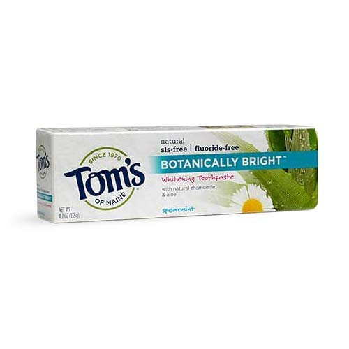 Product Cover Botanically Bright Toothpaste Spearmint Tom's Of Maine 4.7 oz Paste
