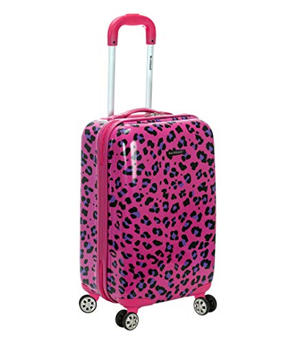 Product Cover Rockland 20 Inch Carry On Skin, Magenta Leopard, One Size