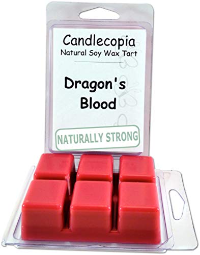 Product Cover Candlecopia Dragon's Blood Strongly Scented Hand Poured Vegan Wax Melts, 12 Scented Wax Cubes, 6.4 Ounces in 2 x 6-Packs