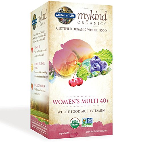 Product Cover Garden of Life Multivitamin for Women - mykind Organic Women's 40+ Whole Food Vitamin Supplement, Vegan, 60 Tablets