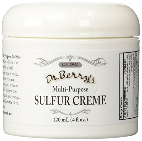 Product Cover Dr. Berry's Multi-Purpose Sulfur Cream | Itch Relief from Mites, Insect Bites, Acne, and Fungal infections | Fast and Effective with a Potent Blend of Anti-Inflammatory Ingredients