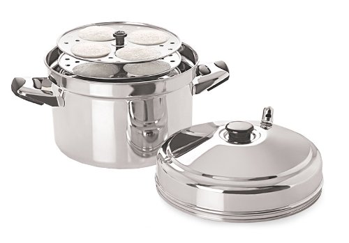 Product Cover Tabakh IC-206 6-Rack Stainless Steel Idli Cooker with Strong Handles, Makes 24 Idlis