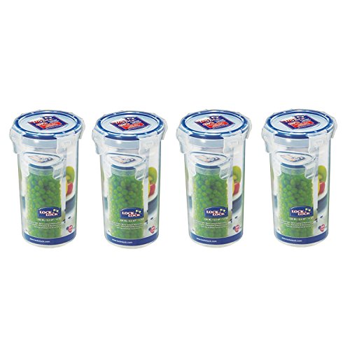 Product Cover Lock & Lock, No BPA, Water Tight, Food Container, 1.8-cup, 14-oz, Pack of 4, HPL931L