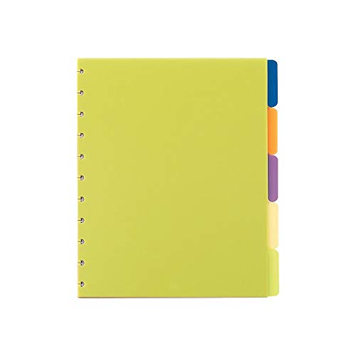 Product Cover Staples? Arc Notebook Poly Index Dividers, Letter-Sized, Assorted Colors, Set of 5