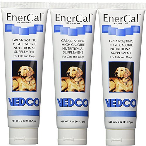 Product Cover EnerCal High Calorie Nutrition Suppliment For Cats and Dogs 5oz Tube (3 Pack)