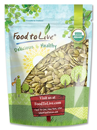 Product Cover Organic Pepitas / Pumpkin Seeds, 1 Pound - No Shell, Non-GMO, Kosher, Raw, Vegan