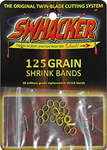 Product Cover Swhacker 125 Grain Shrink Bands (18 Pack),Yellow