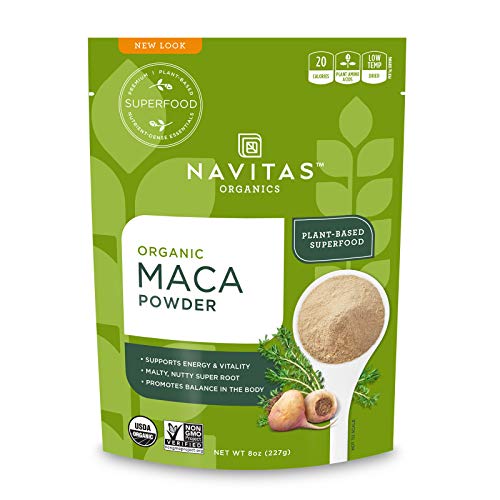 Product Cover Navitas Organics Maca Powder, 8 oz. Bag - Organic, Non-GMO, Low Temp-DriedGluten-Free