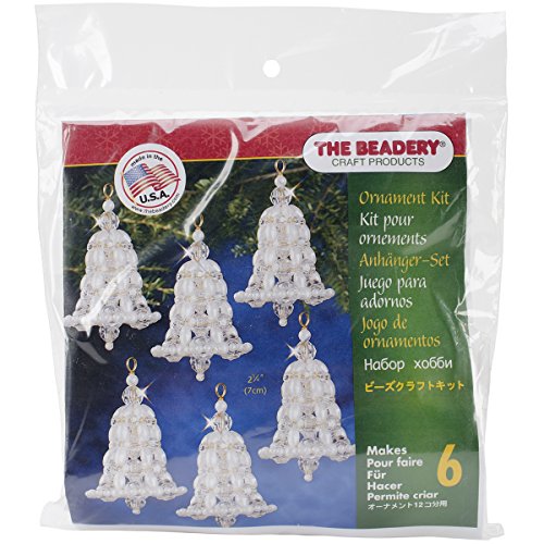 Product Cover Beadery BOK-7283 Holiday Beaded Ornament Kit, Crystal and Pearl Bell