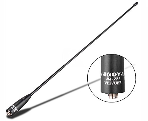Product Cover Authentic Genuine Nagoya NA-771 15.6-Inch Whip VHF/UHF (144/430Mhz) Antenna SMA-Female for BTECH and BaoFeng Radios