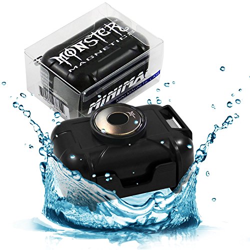 Product Cover MiniMag Waterproof Strong Magnetic Stash Box - All Weather Hide a Key, Magnet Mount Locker Box, Geocaching Container, Under Car GPS Tracker Holder Case - Easily Hide Your Stuff Anywhere