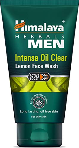Product Cover Himalaya MEN Intense Oil Clear Lemon Face Wash, 100ml
