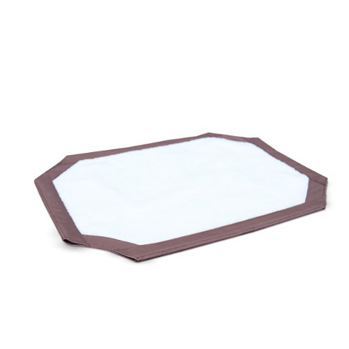 Product Cover K&H Pet Products Self-Warming Pet Cot Replacement Cover Medium Chocolate/Fleece 25