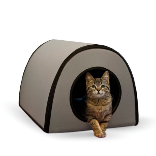 Product Cover K&H Pet Products Mod Thermo-Kitty Heated Shelter Gray 21