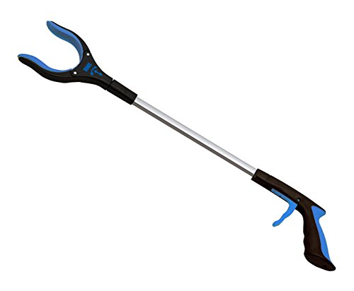 Product Cover RMS 26 Inch Grabber Reacher with Rotating Gripper - Mobility Aid Reaching Assist Tool - Trash Picker, Litter Pick Up, Garden Nabber, Arm Extension - Ideal for Wheelchair and Disabled (Blue)
