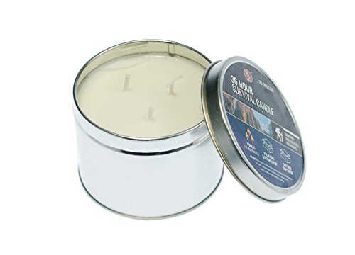 Product Cover SE Survivor Series 3-Wick 36-Hour Emergency Candle - OD-3WSC100