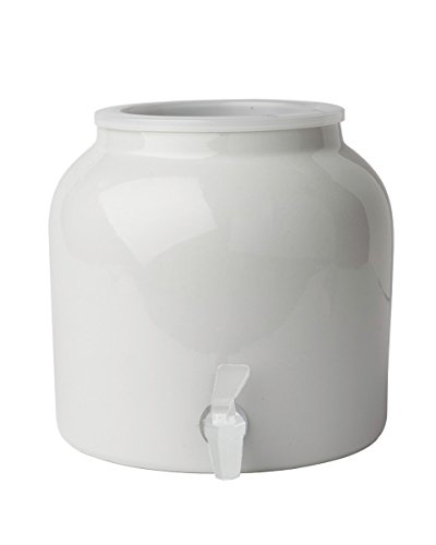 Product Cover New Wave Enviro Products Porcelain Water Dispenser White (Single), 2.5-Gallon W/Out Lid