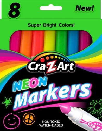 Product Cover Cra-Z-Art Neon Broadline Markers, 8 Count (10112)