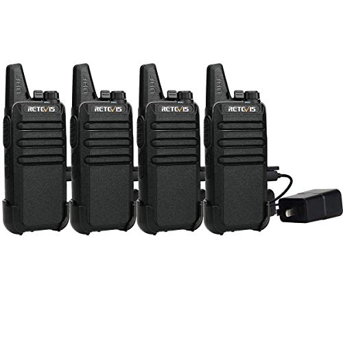 Product Cover Retevis RT22 Walkie-Talkies Rechargeable Long Range 16 Channel VOX Scan Small Emergency Alarm Chanel Lock 2 Way Radio(4 Pack)