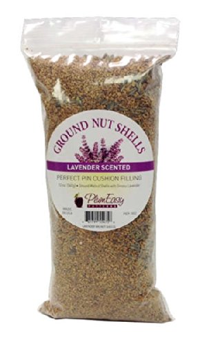 Product Cover Finely Ground Walnut Nut Shells Perfect Pincushion Filling, DIY Pincushion, Lavender Scented, 2 packs of 12 oz each