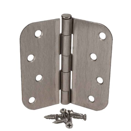 Product Cover (Pack of 6) 4 Inch Satin Nickel Door Hinges with 5/8