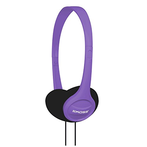 Product Cover Koss KPH7V Portable On-Ear Headphone with Adjustable Headband - Violet