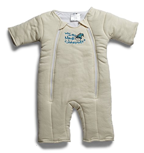 Product Cover Baby Merlin's Magic Sleepsuit - Swaddle Transition Product - Cotton - Cream - 6-9 Months