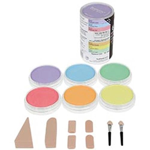 Product Cover Colorfin 136199 PP30062 PanPastel Pearlescent Artist Pastels Set, 9ml, Yellow, Green, Orange, Blue, Red and Violet, 6-Pack