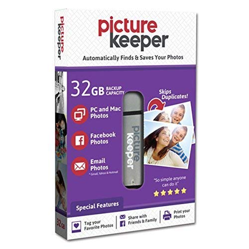 Product Cover Picture Keeper 32GB Portable Flash USB Photo Backup and Storage Device for PC and MAC Computers
