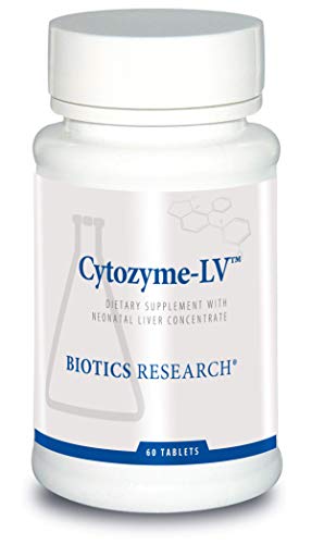 Product Cover Biotics Research Cytozyme-LVTM - Neonatal Liver. Supports Healthy Liver Function and Serum Albumin, Excellent Source of B Vitamins and Iron, SOD, Catalase, Potent Antioxidant 60 Tabs