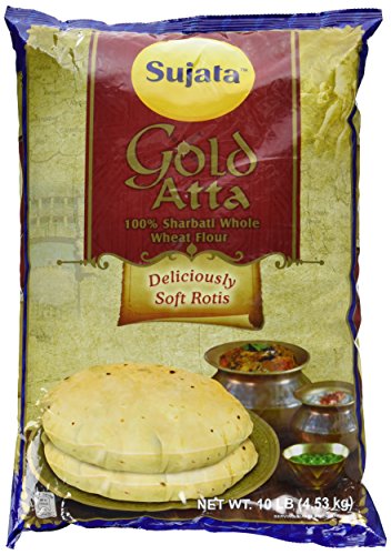 Product Cover Sujata Gold Sharbati Whole Wheat Flour, 10 Pound