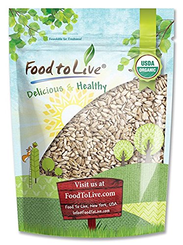 Product Cover Organic Sunflower Seeds, 4 Pounds - Non-GMO, Kosher, Raw, Kernels, No Shell, Bulk