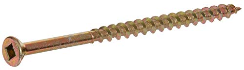 Product Cover The Hillman Group 48255 8 X 1-1/4-Inch Square Drive Multipurpose Wood Screw, 500-Pack