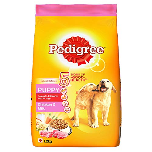 Product Cover Pedigree Puppy Dry Dog Food, Chicken & Milk, 1.2kg Pack